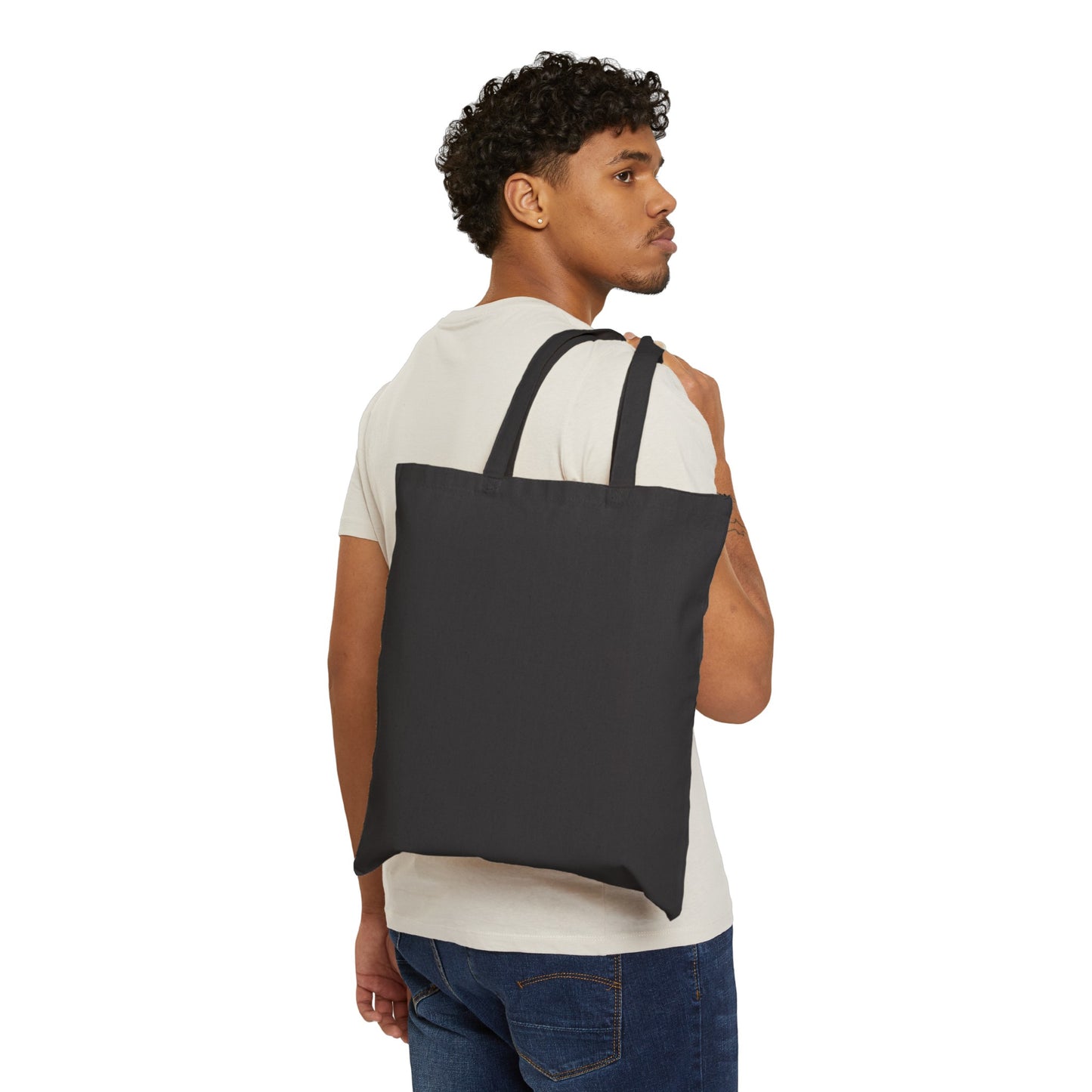 LESS KILLJOY Cotton Canvas Tote Bag