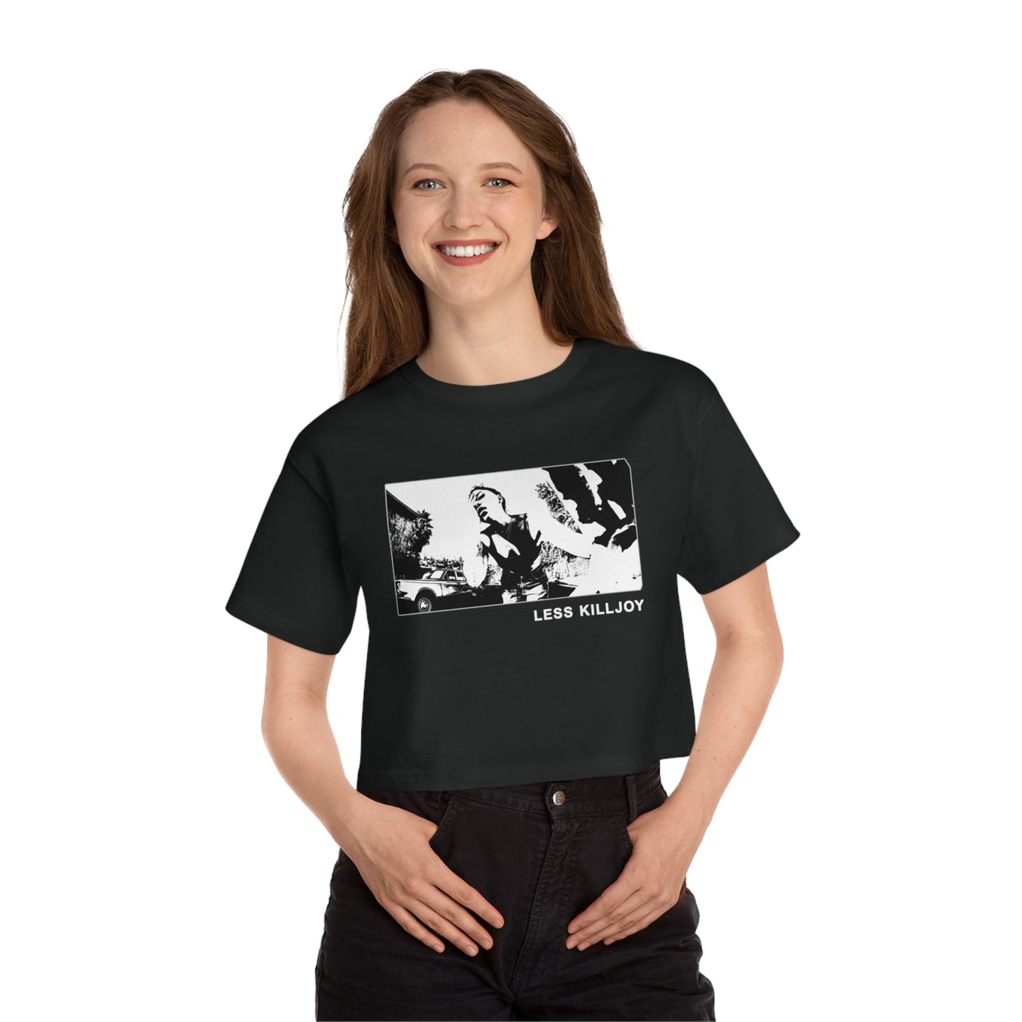 LESS KILLJOY Cropped T-Shirt for Women