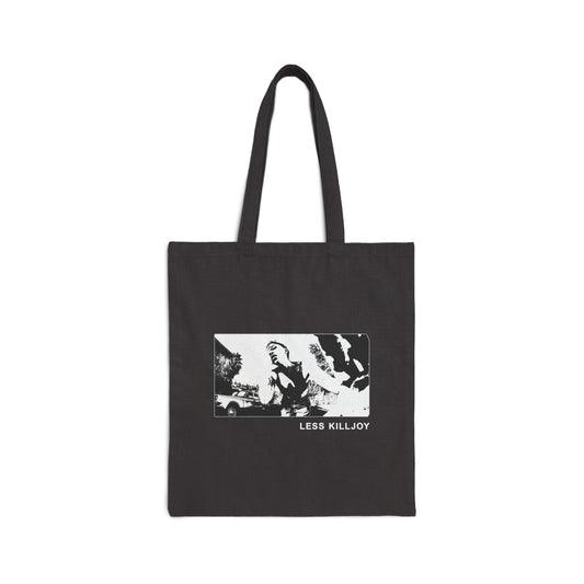 LESS KILLJOY Cotton Canvas Tote Bag